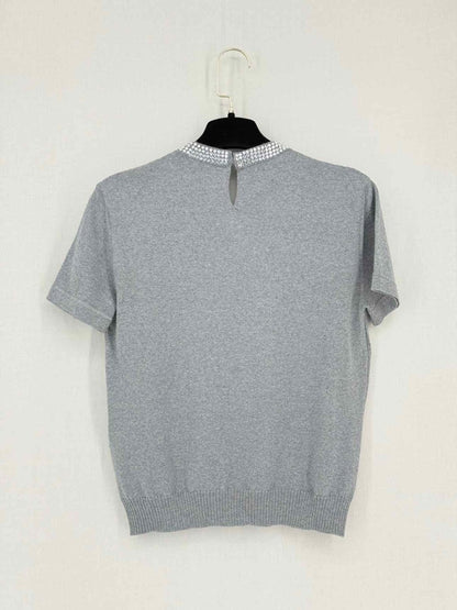 Pre-loved VALENTINO Grey Size Large Sweater at Reems Closet