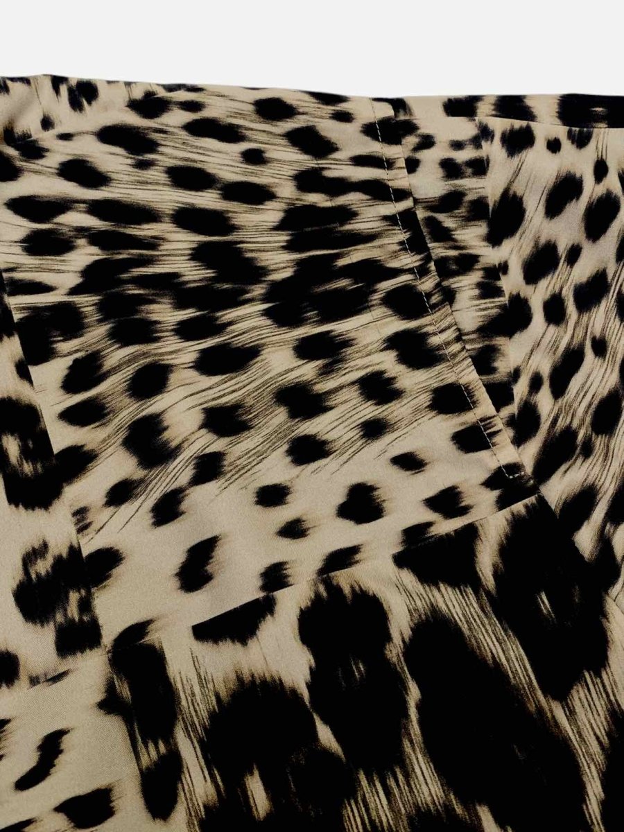 Pre-loved VALENTINO Hoodie Brown & Black Leopard Print Jacket from Reems Closet