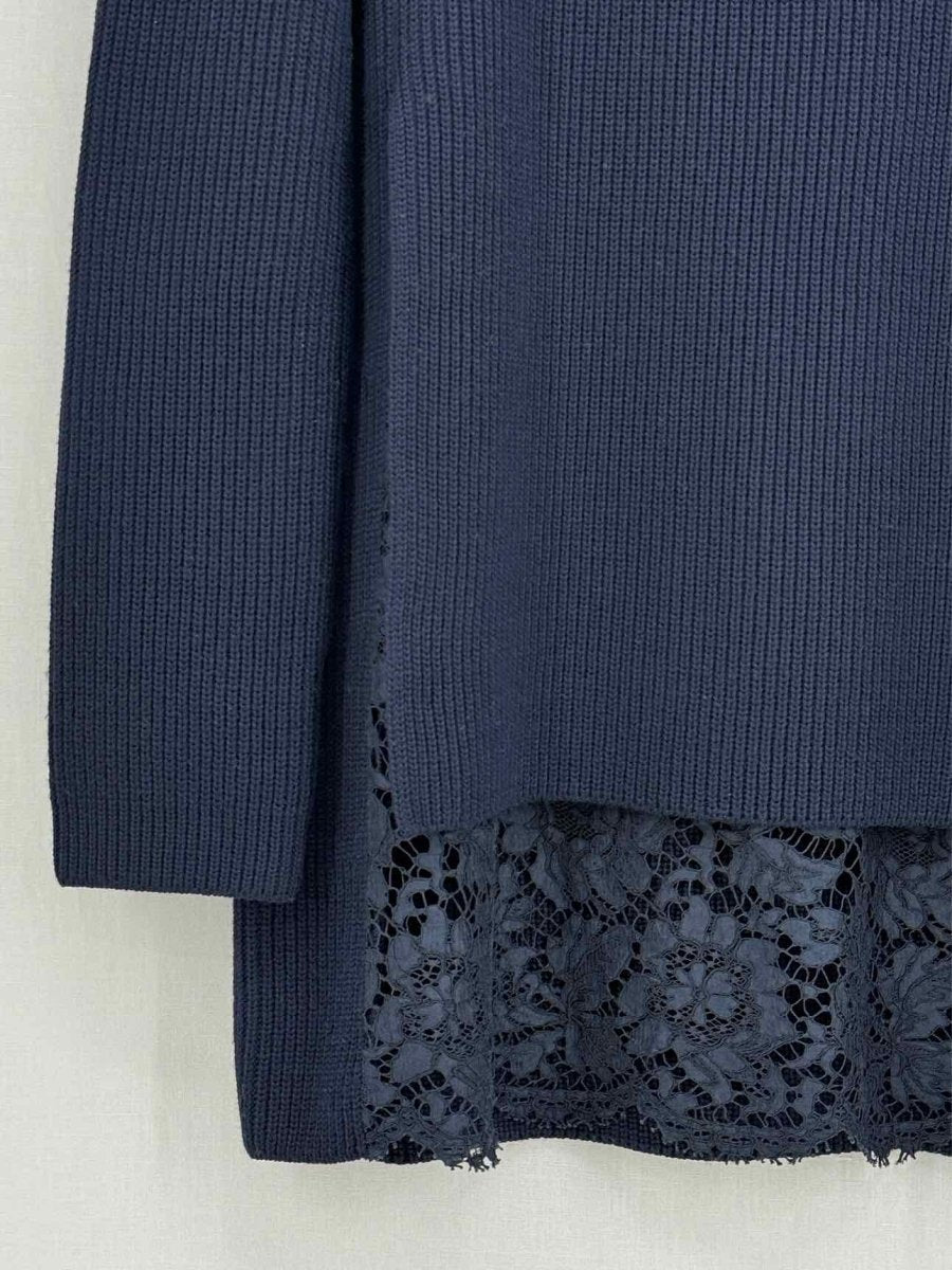 Pre - loved VALENTINO Navy Blue Knit Size Large Sweater at Reems Closet