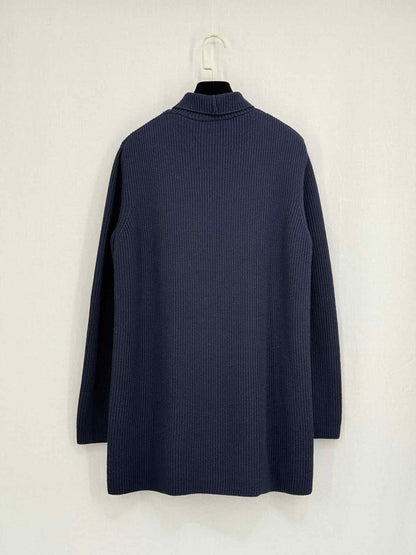 Pre - loved VALENTINO Navy Blue Knit Size Large Sweater at Reems Closet