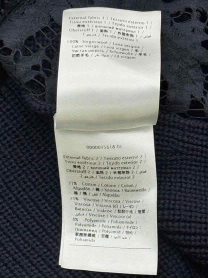 Pre - loved VALENTINO Navy Blue Knit Size Large Sweater at Reems Closet