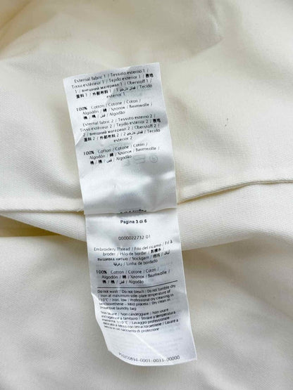 Pre - loved VALENTINO Off - white Embroidered Size US 2 Jacket at Reems Closet