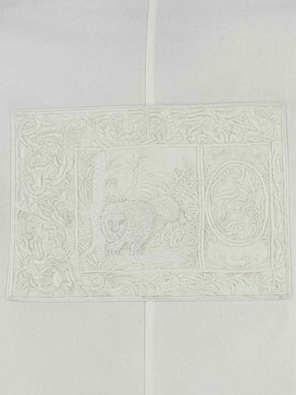 Pre - loved VALENTINO Off - white Embroidered Size US 2 Jacket at Reems Closet