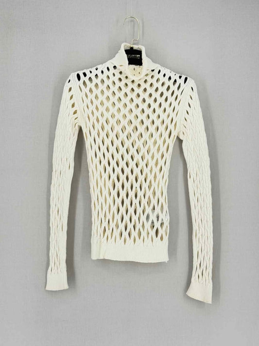 Pre - loved VALENTINO Off - white Size Small Sweater at Reems Closet