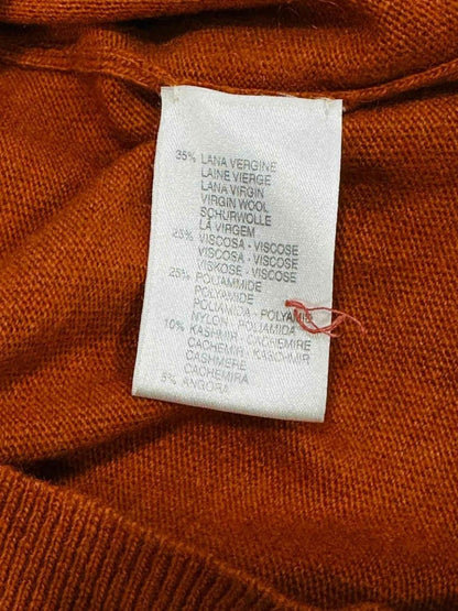 Pre - loved VALENTINO Orange Cardigan at Reems Closet