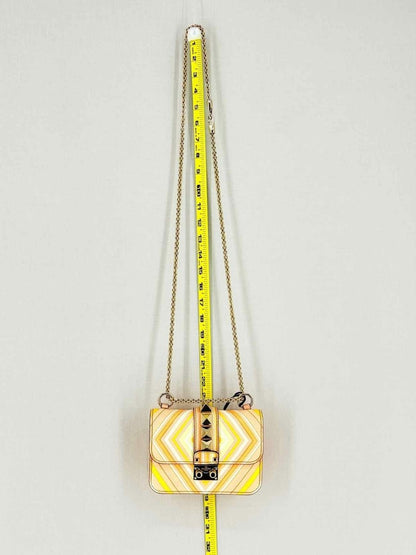 Pre - loved VALENTINO Peach Multicolor Shoulder Bag at Reems Closet