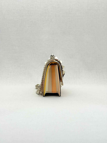 Pre - loved VALENTINO Peach Multicolor Shoulder Bag at Reems Closet