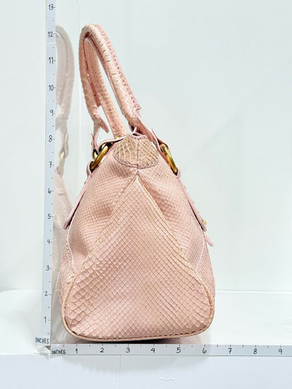 Pre - loved VALENTINO Pink Satchel at Reems Closet