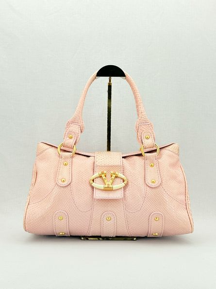 Pre - loved VALENTINO Pink Satchel at Reems Closet