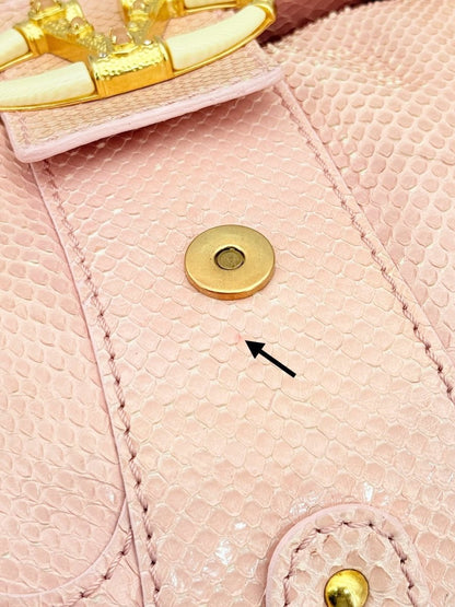 Pre - loved VALENTINO Pink Satchel at Reems Closet