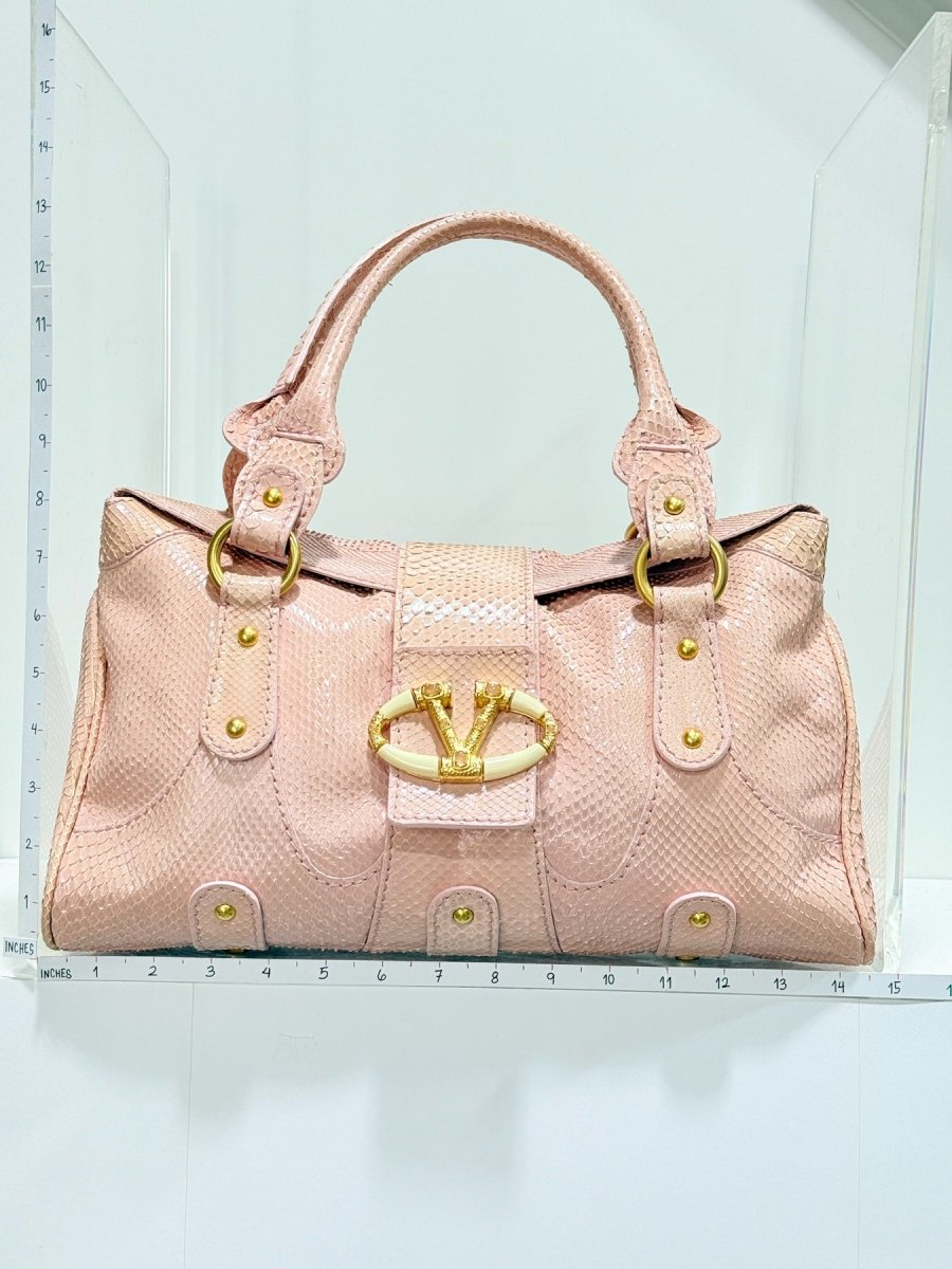 Pre - loved VALENTINO Pink Satchel at Reems Closet