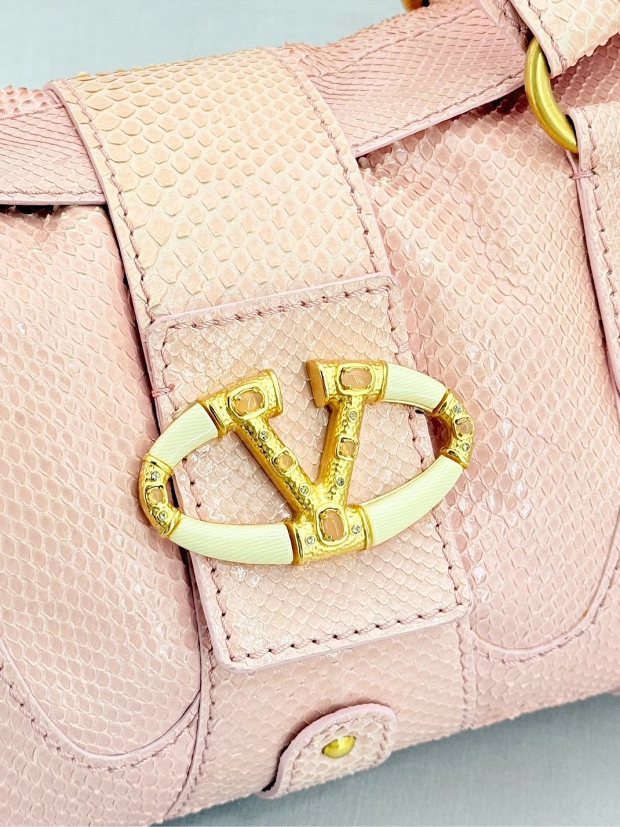 Pre - loved VALENTINO Pink Satchel at Reems Closet