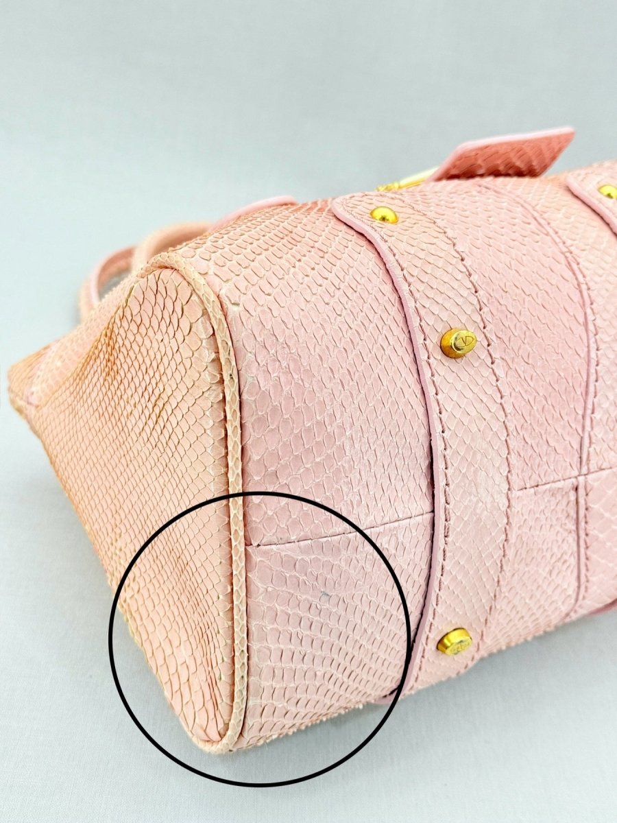 Pre - loved VALENTINO Pink Satchel at Reems Closet