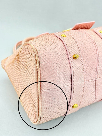 Pre - loved VALENTINO Pink Satchel at Reems Closet