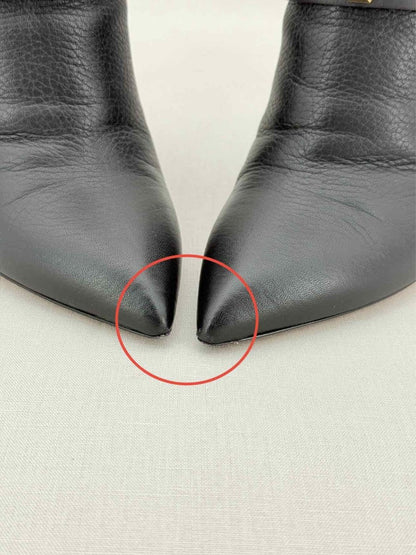 Pre - loved VALENTINO Rockstud Black Size EU 38 Ankle Boots at Reems Closet