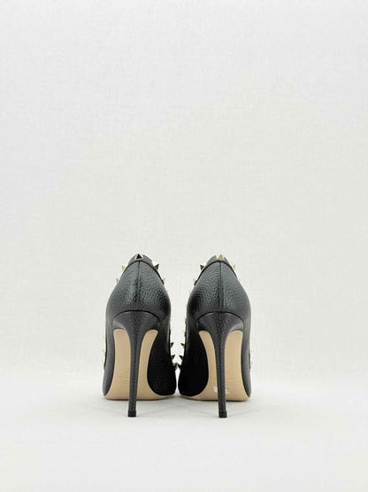 Pre - loved VALENTINO Rockstud Black Size EU 38.5 Pumps at Reems Closet