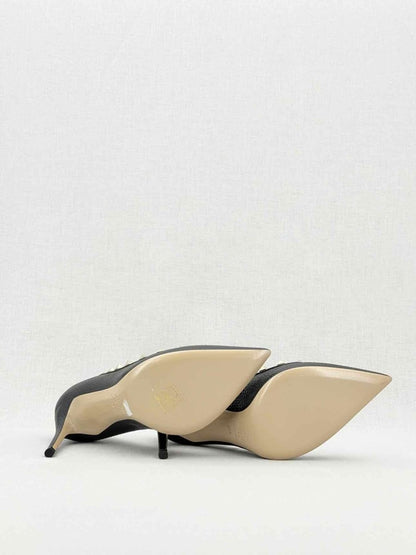 Pre - loved VALENTINO Rockstud Black Size EU 38.5 Pumps at Reems Closet