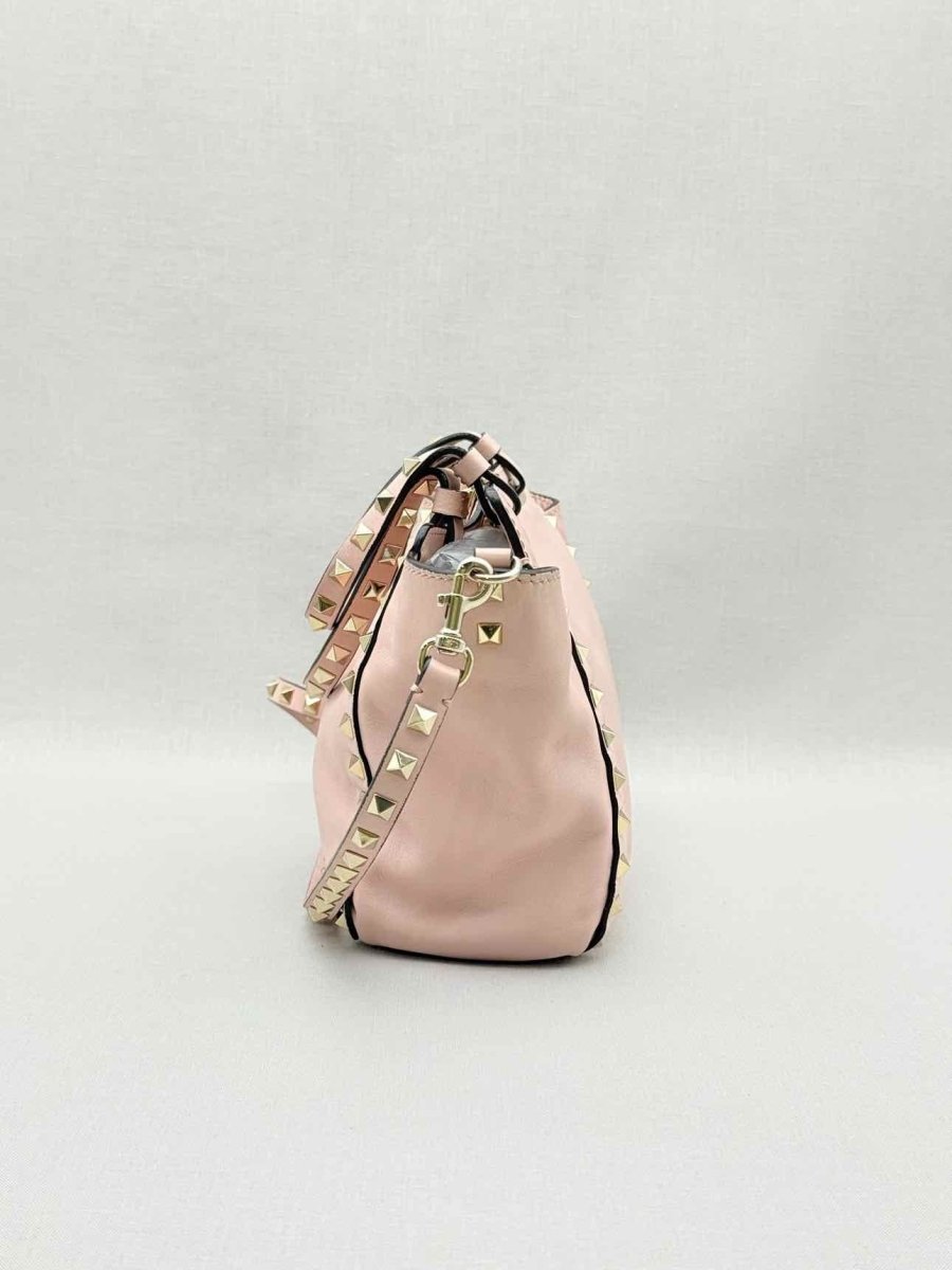 Pre - loved VALENTINO Rockstud Pink Tote Bag at Reems Closet