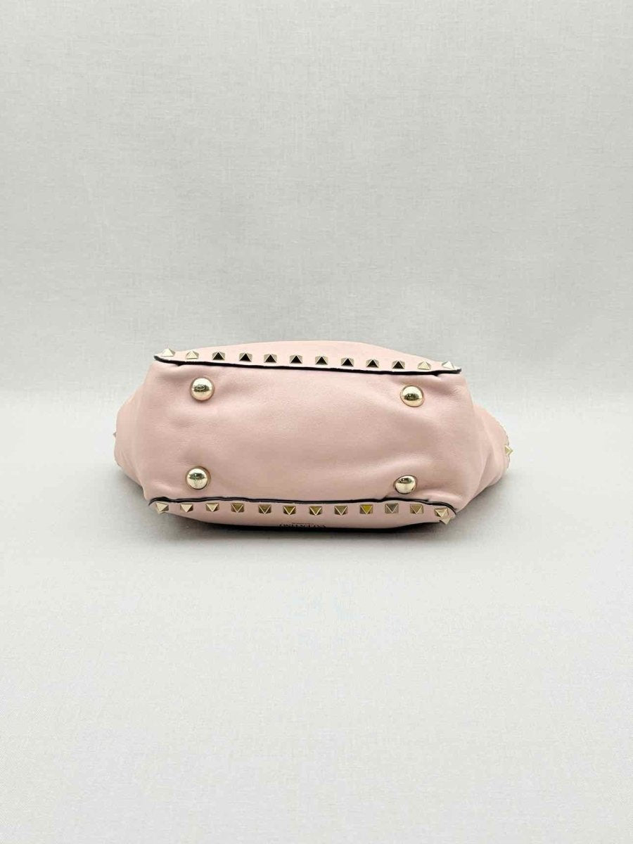 Pre - loved VALENTINO Rockstud Pink Tote Bag at Reems Closet