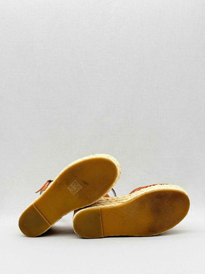 Pre - loved VALENTINO Royal Brown Size EU 37 Wedges at Reems Closet