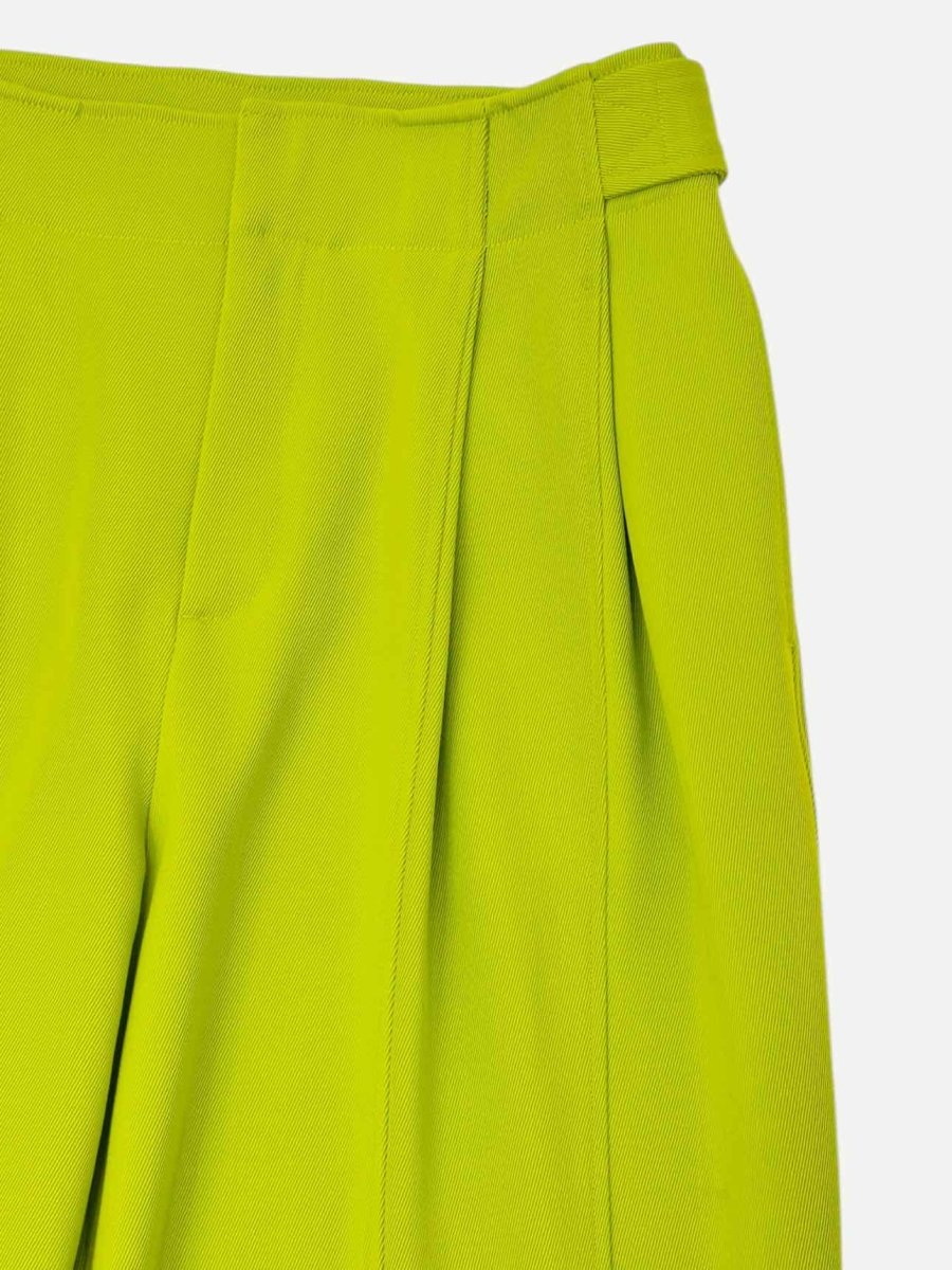 Pre - loved VALENTINO Tailored Lime Green Top & Pants Outfit at Reems Closet