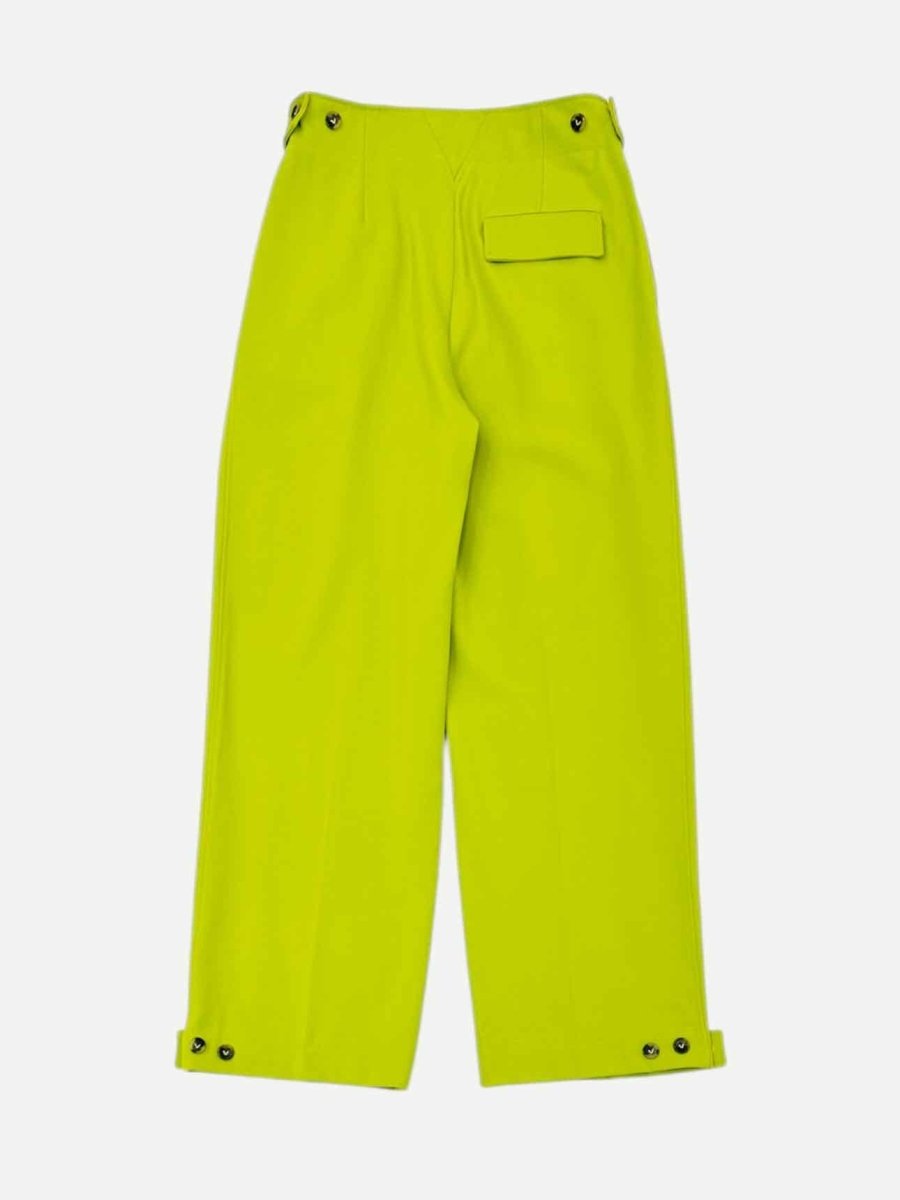 Pre - loved VALENTINO Tailored Lime Green Top & Pants Outfit at Reems Closet