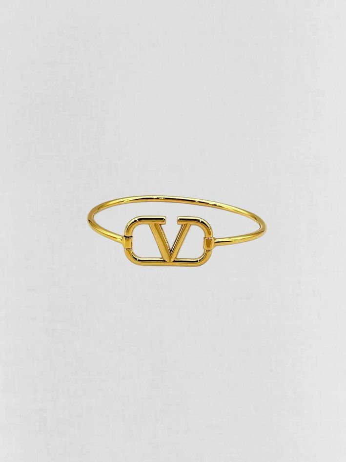 Pre - loved VALENTINO VLogo Fashion Bracelet at Reems Closet