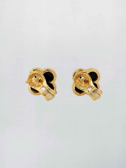 Pre-loved VAN CLEEF & ARPELS onyx 2pc Set at Reems Closet