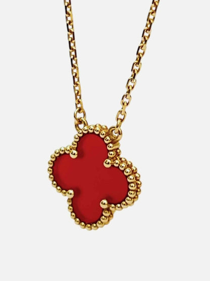 Pre - loved VAN CLEEF & ARPELS Vintage Alhambra Pendant at Reems Closet