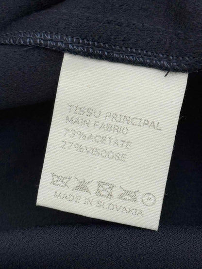 Pre-loved VANESSA BRUNO Navy Blue Size US 6 Pants at Reems Closet