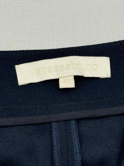 Pre-loved VANESSA BRUNO Navy Blue Size US 6 Pants at Reems Closet