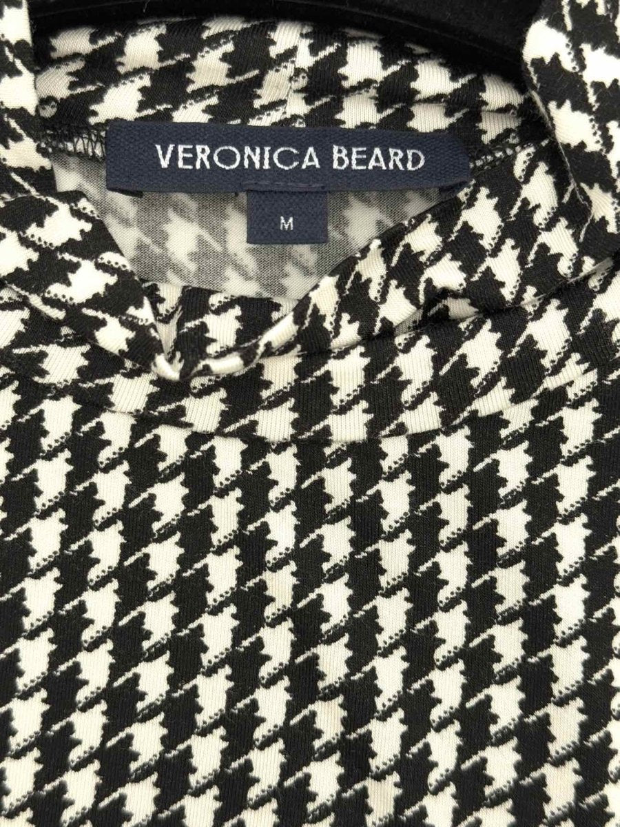 Pre - loved VERONICA BEARD Black & White Checked Size Medium Top at Reems Closet
