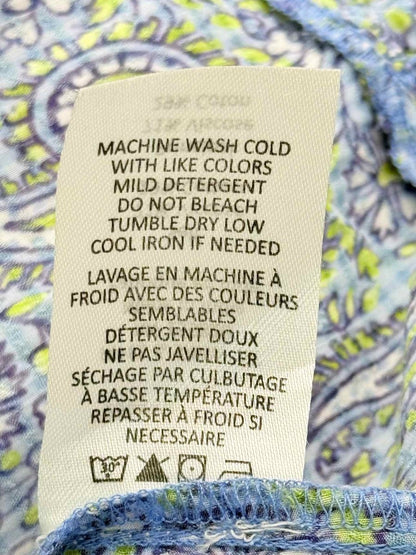 Pre - loved VERONICA BEARD Blue Multicolor Size XLarge Midi Dress at Reems Closet