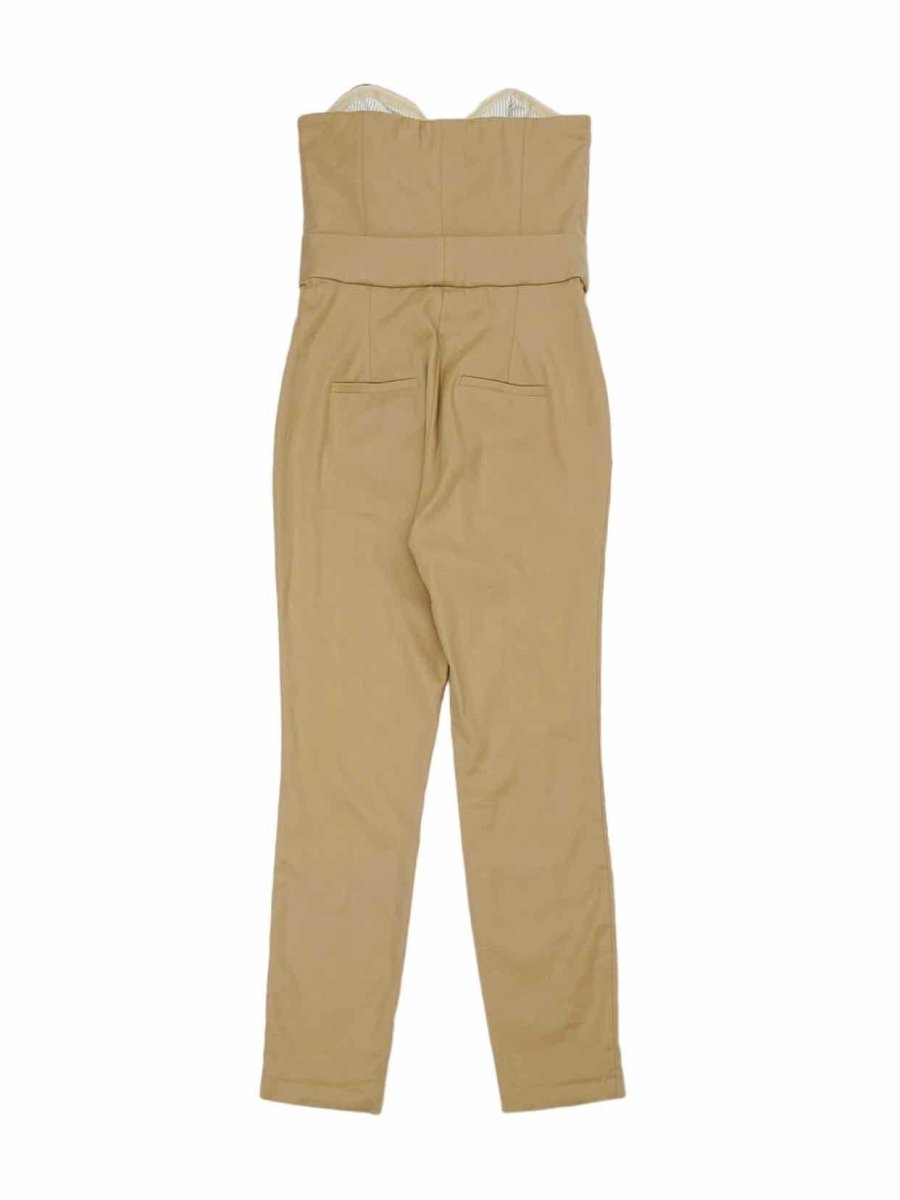 Pre - loved VERONICA BEARD Tube Tan Jacket & Jumpsuit Outfit at Reems Closet