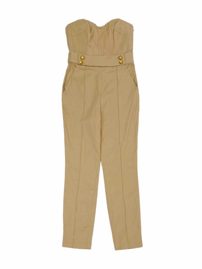 Pre - loved VERONICA BEARD Tube Tan Jacket & Jumpsuit Outfit at Reems Closet