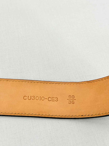 Pre - loved VERSACE Black Belt at Reems Closet