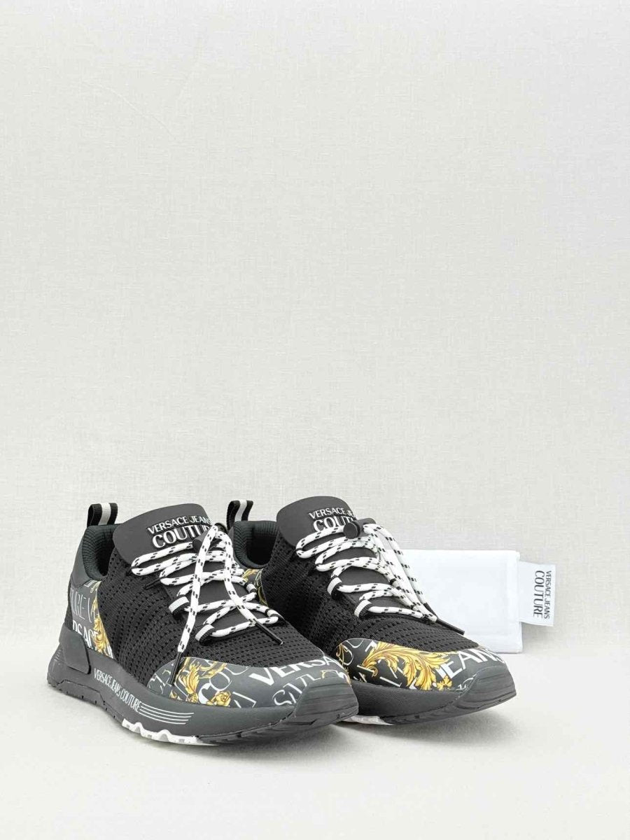 Pre - loved VERSACE Black Size EU 9 Sneakers at Reems Closet