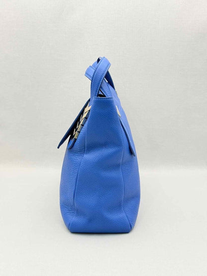 Pre-loved VERSACE COLLECTION Blue Top Handle at Reems Closet