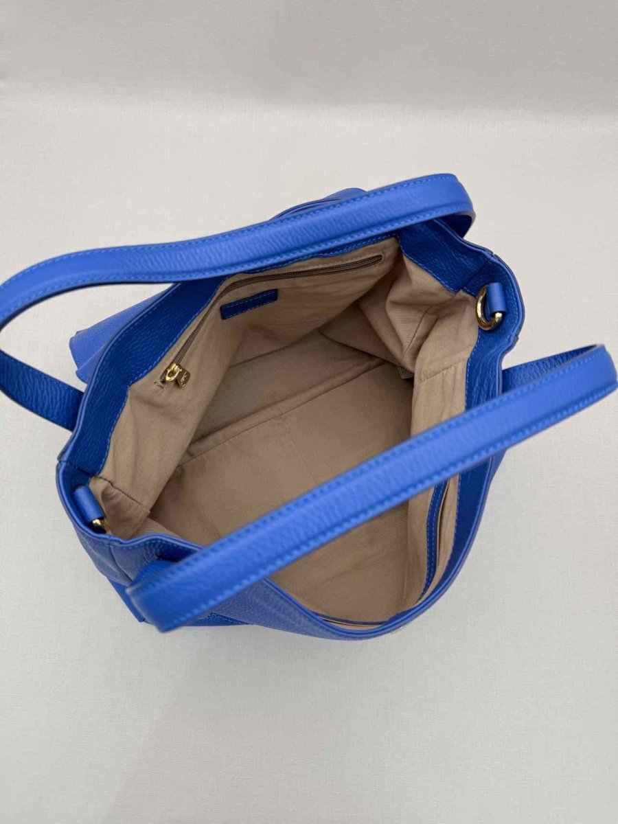 Pre-loved VERSACE COLLECTION Blue Top Handle at Reems Closet