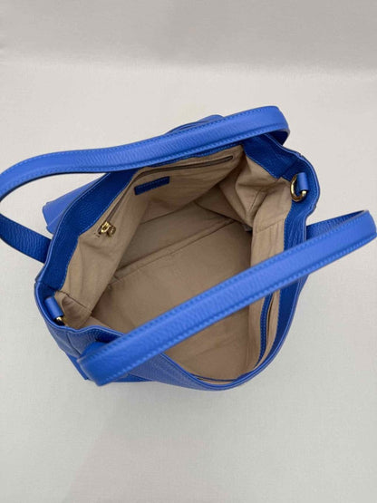 Pre-loved VERSACE COLLECTION Blue Top Handle at Reems Closet