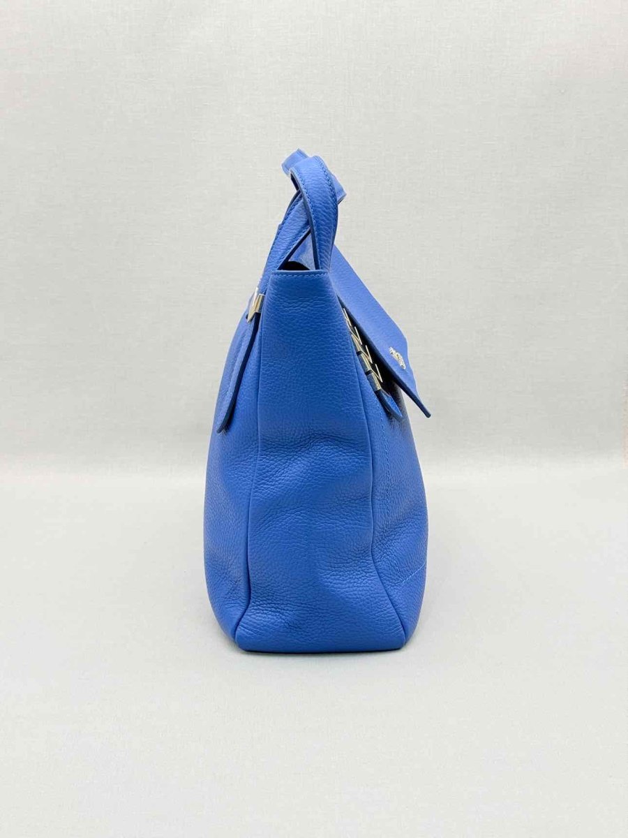 Pre-loved VERSACE COLLECTION Blue Top Handle at Reems Closet