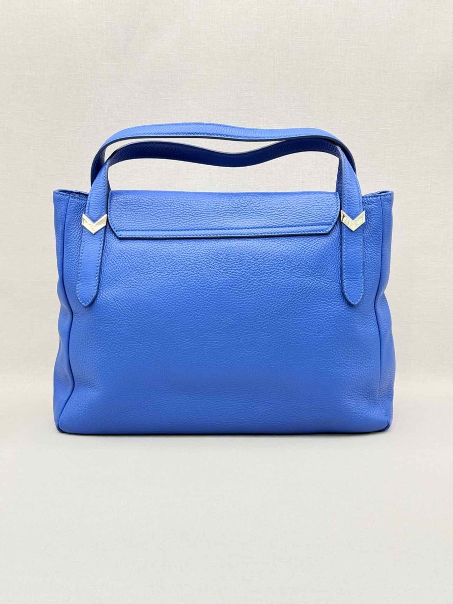 Pre-loved VERSACE COLLECTION Blue Top Handle at Reems Closet