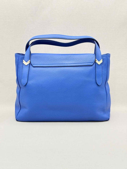 Pre-loved VERSACE COLLECTION Blue Top Handle at Reems Closet