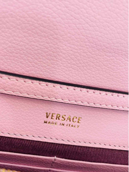 Pre - loved VERSACE Le Medusa Pink Crossbody at Reems Closet