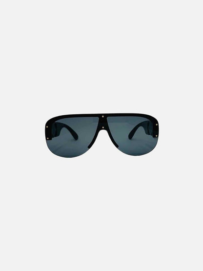 Pre - loved VERSACE Men's Black Sunglasses from Reems Closet