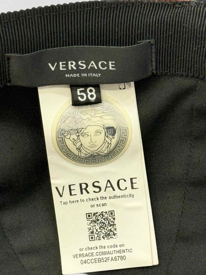 Pre - loved VERSACE Multicolor Logo Print Cap at Reems Closet