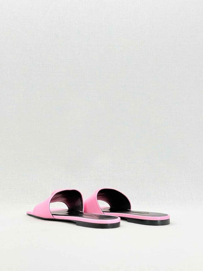 Pre - loved VERSACE Pink Medusa Medallion Size EU 36 Sandals at Reems Closet