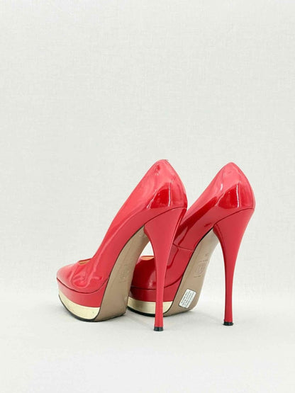 Pre - loved VERSACE Red Size EU 38 Pumps at Reems Closet