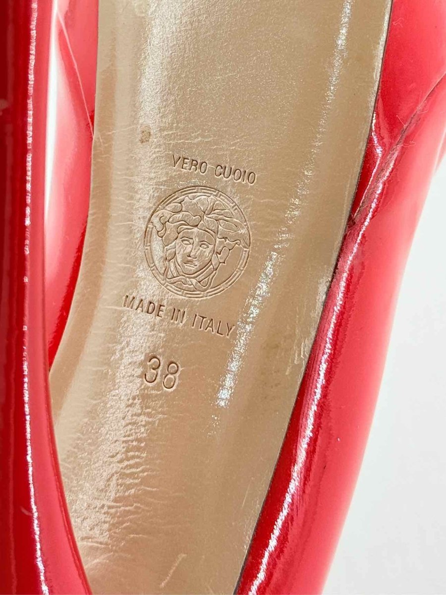 Pre - loved VERSACE Red Size EU 38 Pumps at Reems Closet
