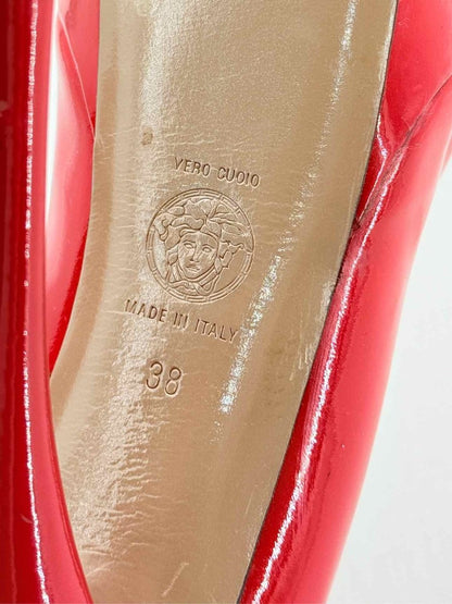 Pre - loved VERSACE Red Size EU 38 Pumps at Reems Closet